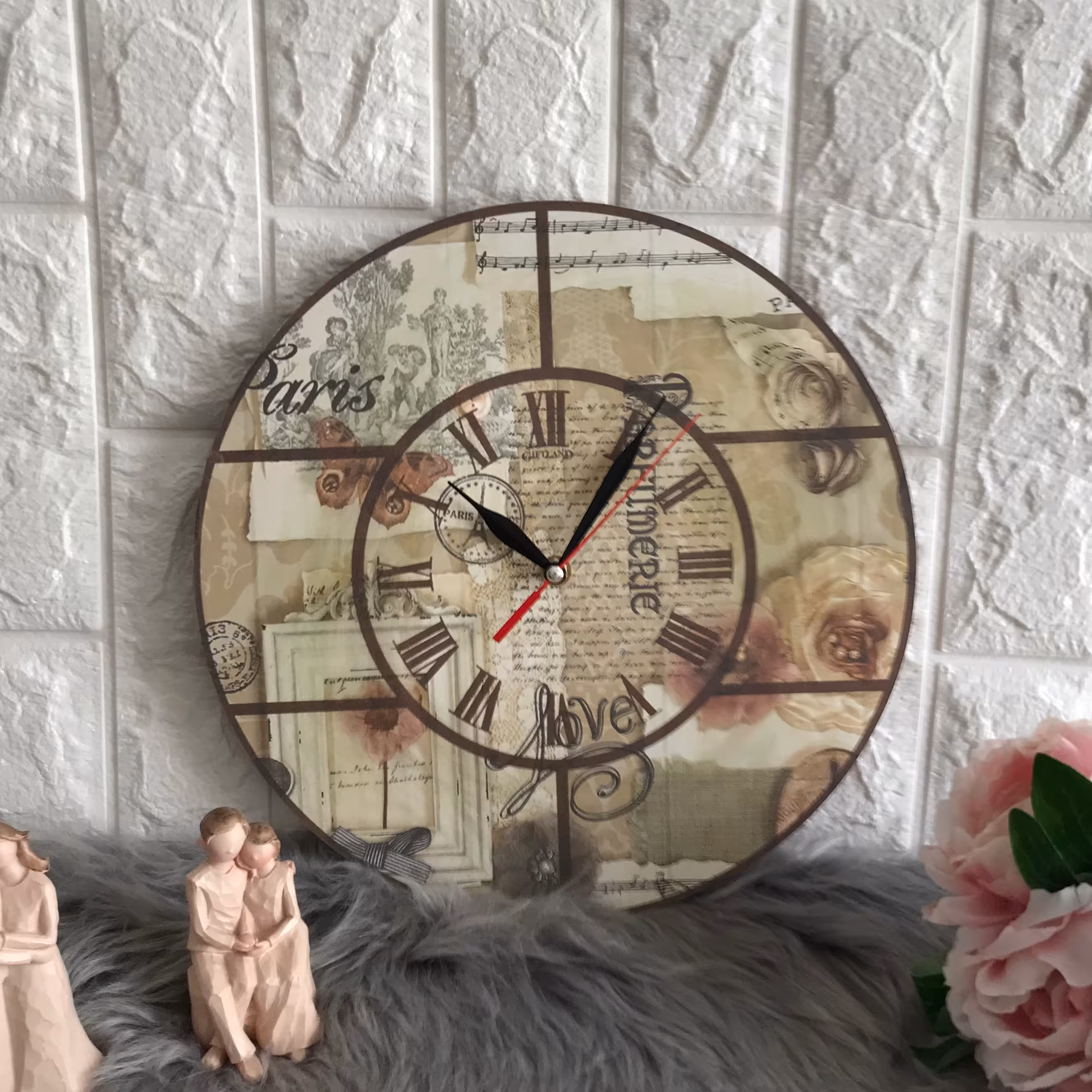 ساعت دیواری ام دی اف فانتزی