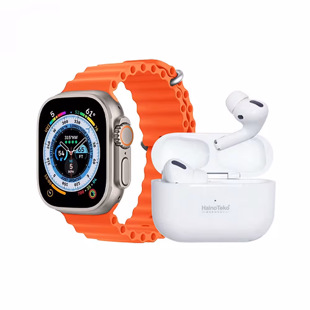 ساعت هوشمند هاینو تکو مدل Haino teko GP-8 به همراه هندزفری بلوتوثی