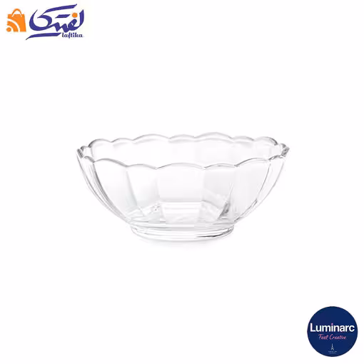 پیاله کنگره ای لاله آبکش لومینارک فرانسه 6 عددی