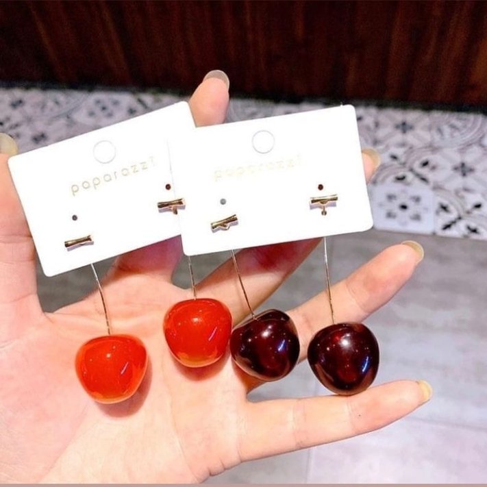 گوشواره جذاب طرح گیلاس زنانه دخترانه