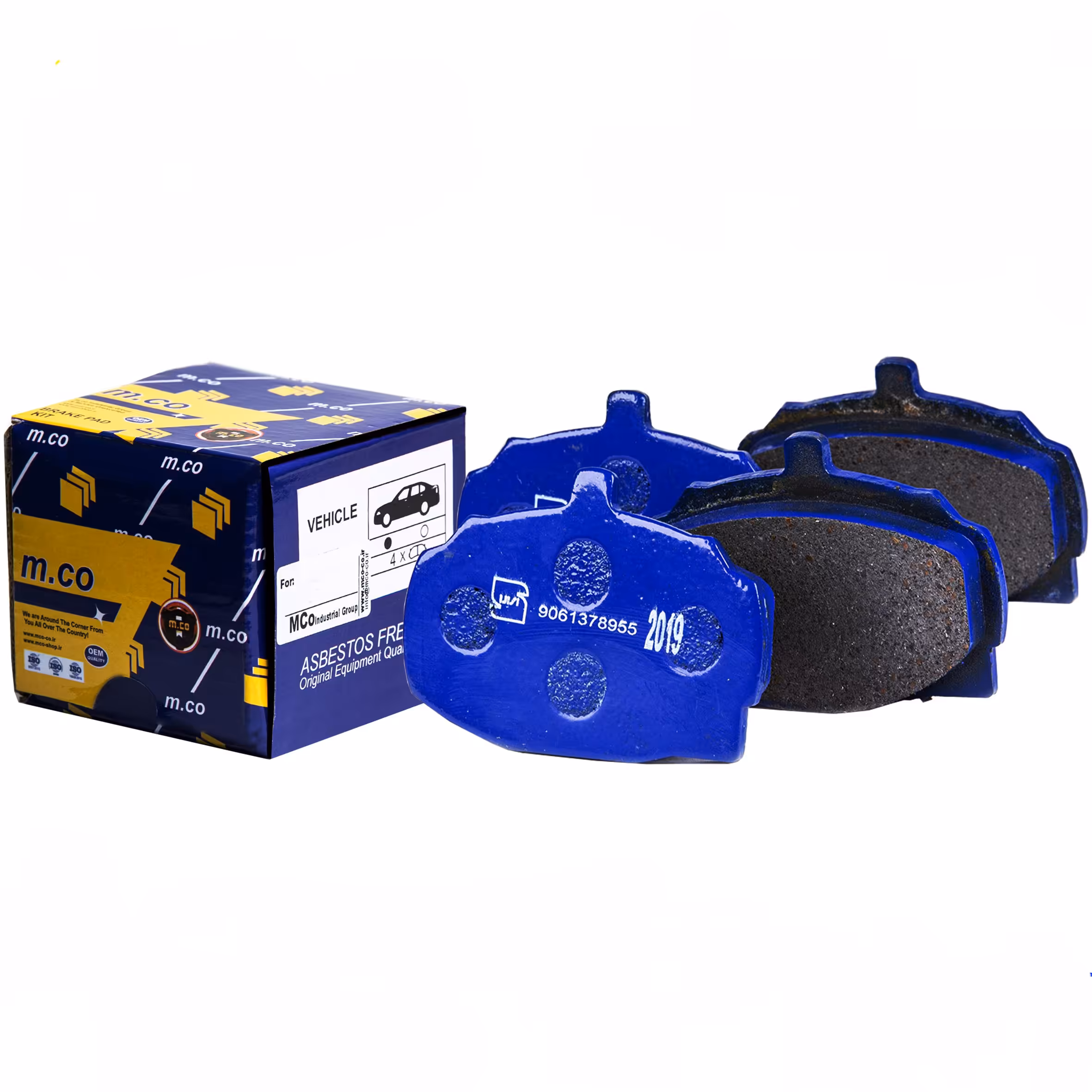 لنت ترمز جلو امکو مناسب برای خودرو پژو آردی