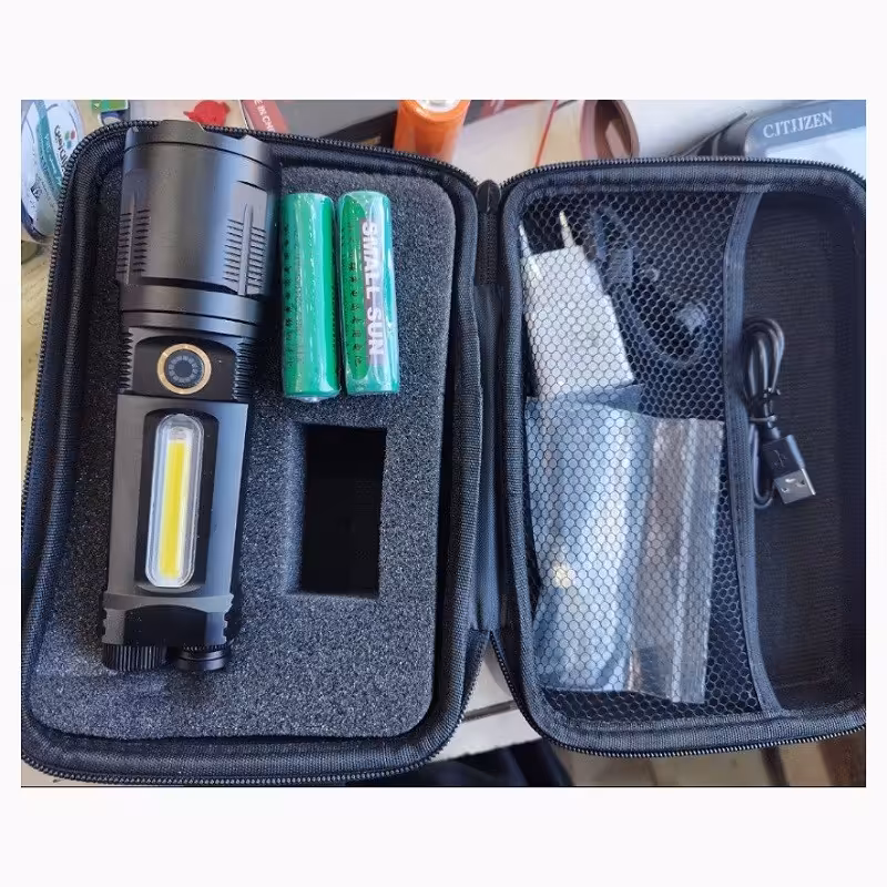 چراغ قوه شارژی زوم دار اسمال سانx3