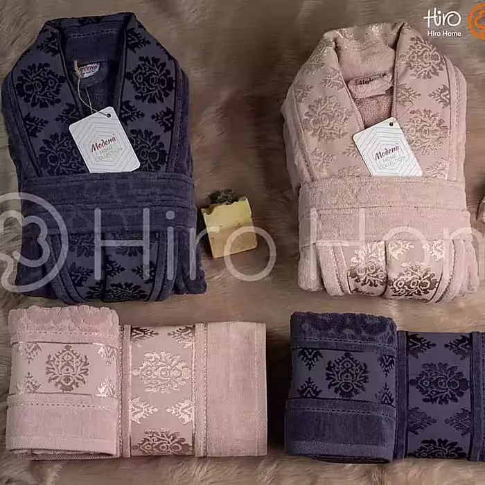 ست حوله عروس و داماد 10 تیکه مودنا