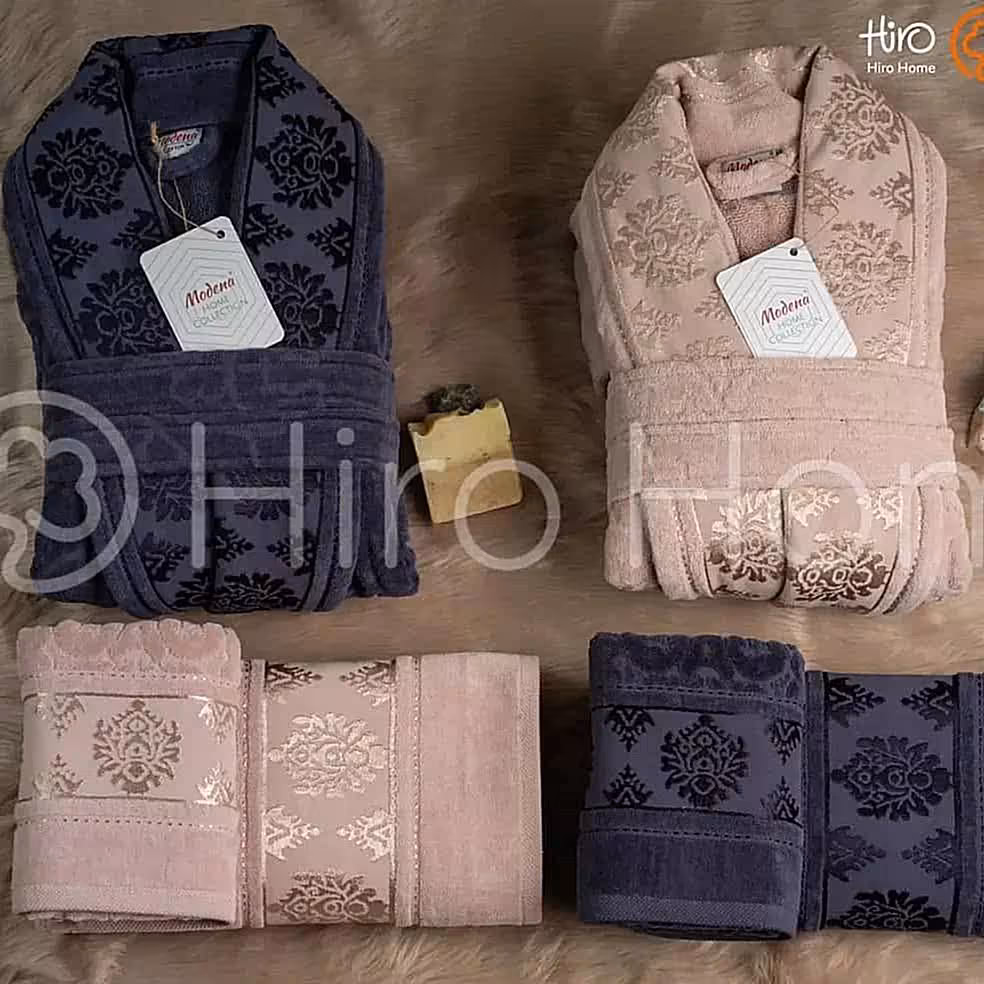 ست حوله عروس و داماد 10 تیکه مودنا