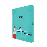 دفتر کلاسوری 100 برگ پدیده نقش مدل 26 حلقه کالکشن انیمیشن طرح روح soul کد 03