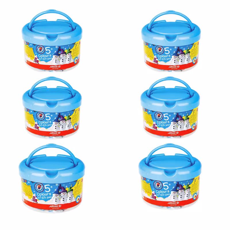 خمیر بازی آریا مدل MS7 بسته 6 عددی