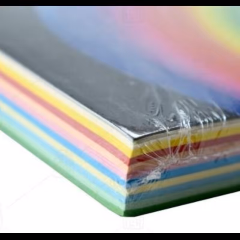 کاغذ رنگی بسته ی 100عددی شامل 10 رنگ