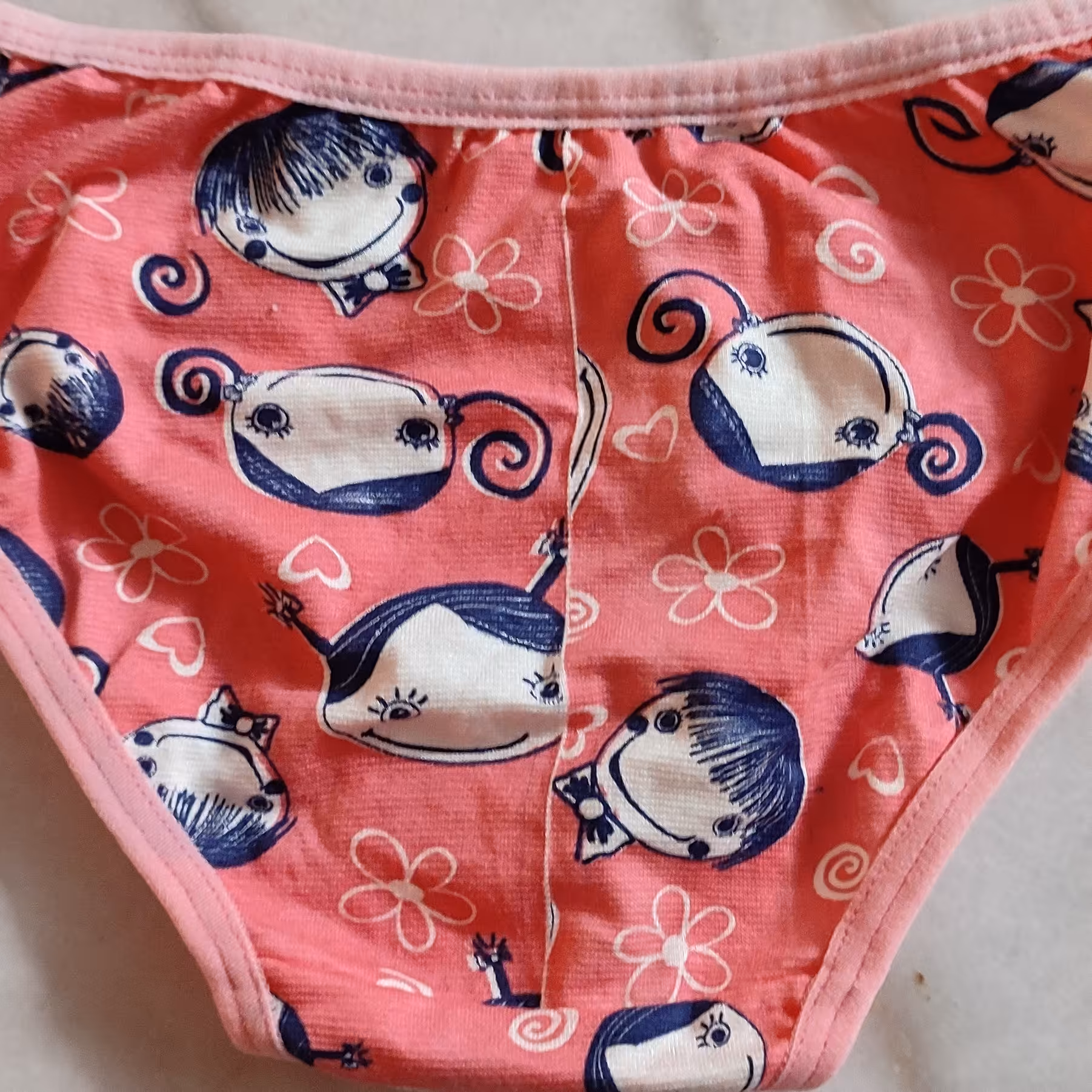 شورت بچگانه طرح عروسکی 