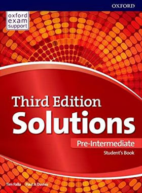 کتاب Solutions Pre Intermediate - انتشارات آکسفورد و جنگل - چی بخونم