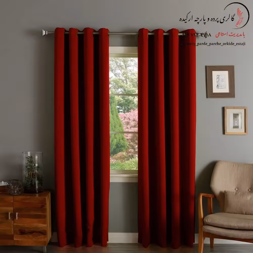 پرده مخمل پانچ کد 01