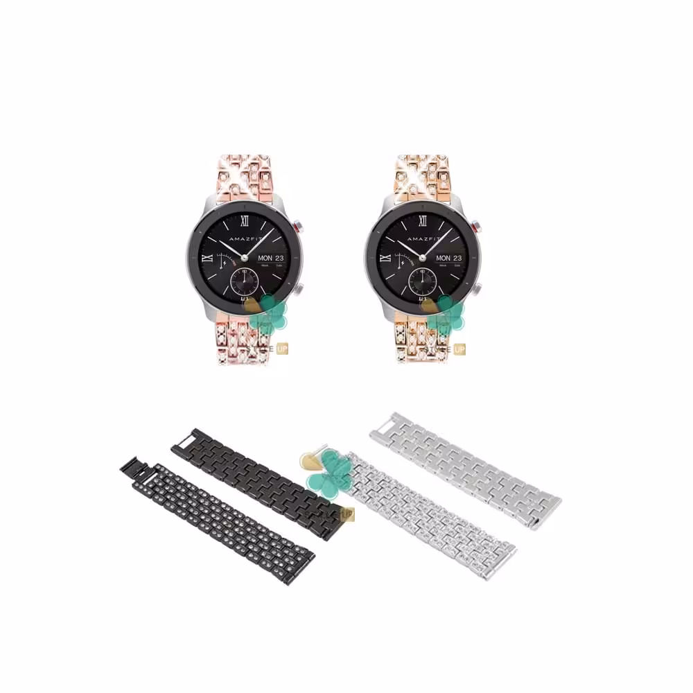 بند ساعت لاکچری Full Diamond مناسب Xiaomi Amazfit GTR 42mm