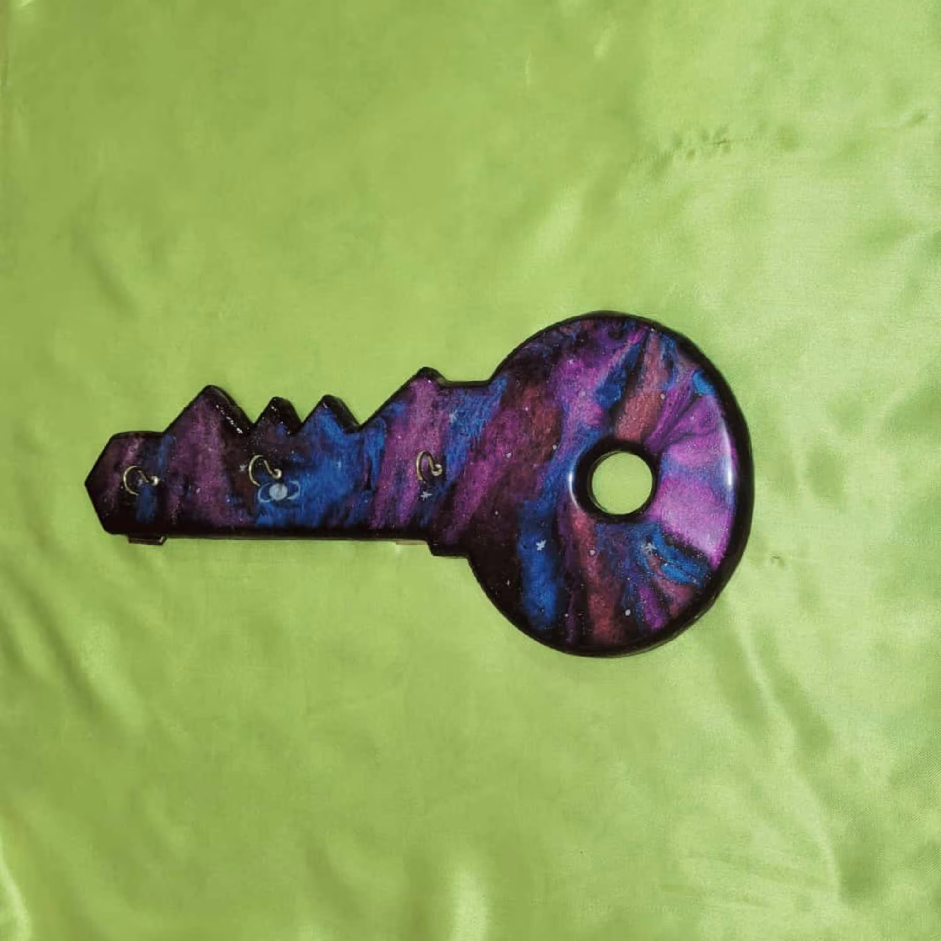 جاکلیدی دیواری کهکشانی رزین