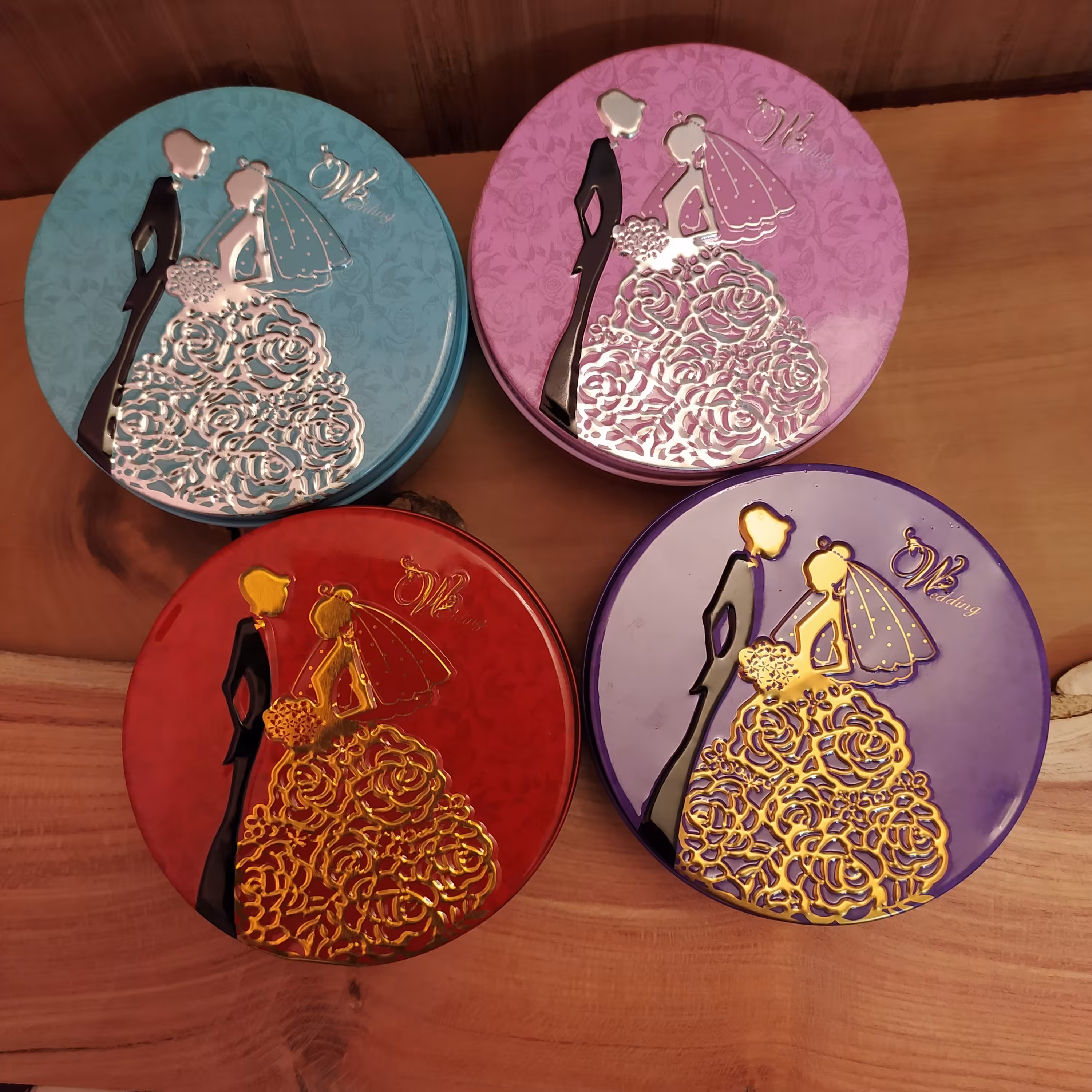 جعبه فلزی گرد