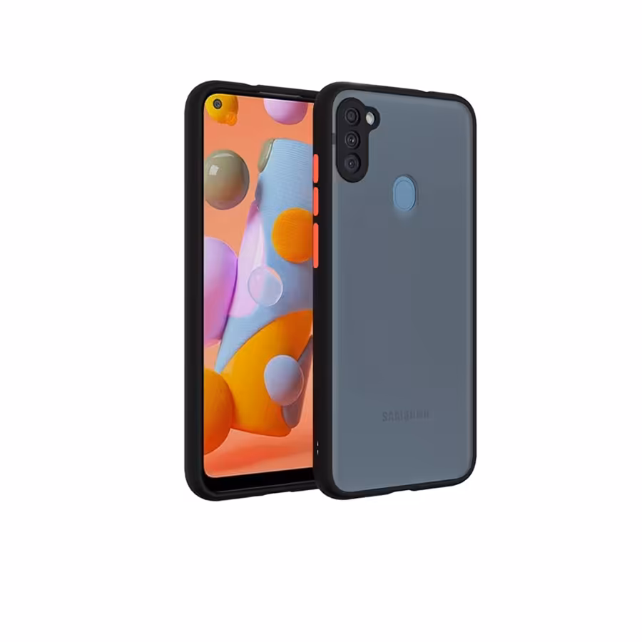 پک 5 عددی گارد پشت مات محافظ لنز دار سامسونگ مدل A11