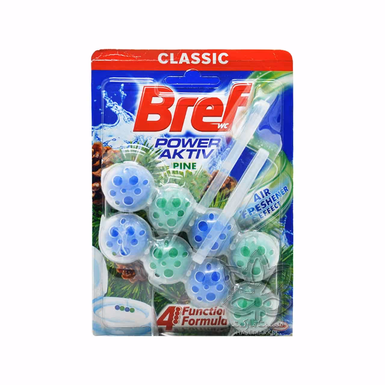 قرص خوشبو و ضدعفونی کننده توالت فرنگی رایحه کاج 8 عدد بریف - bref