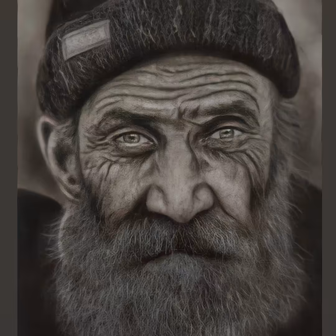 سفارش طراحی چهره نقاشی رنگ روغن چهره