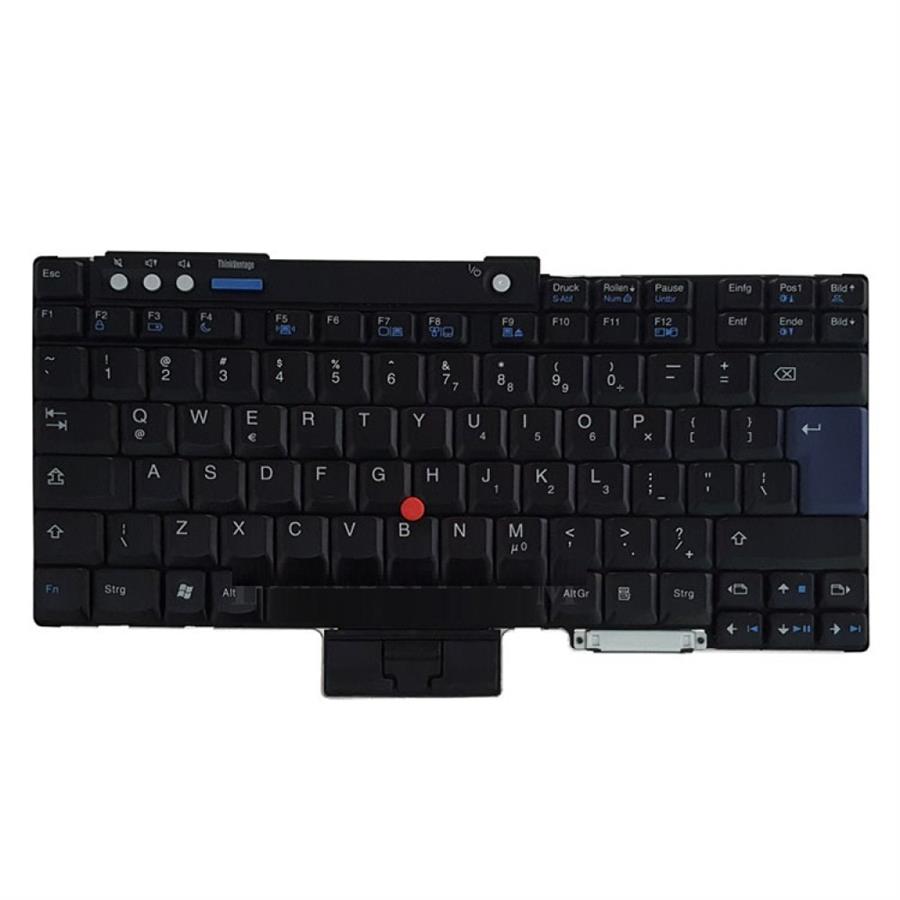 کیبورد لپ تاپ لنوو مدل ThinkPad T60 مشکی همراه با ماوس