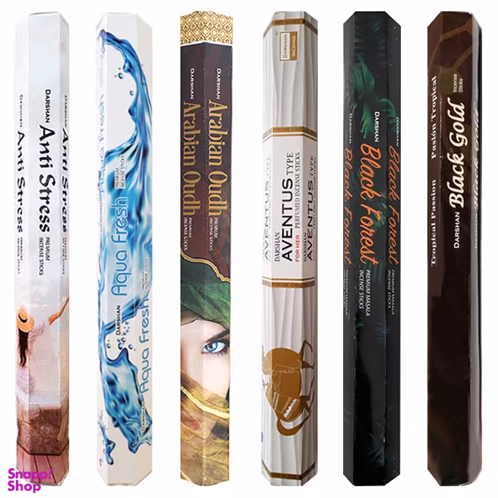 عود دارشان مدل ترکیبی کد Mix631 مجموعه 6 عددی