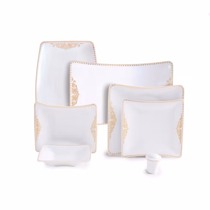 سرویس چینی زرین 6 نفره غذاخوری مهرگان (29 پارچه)