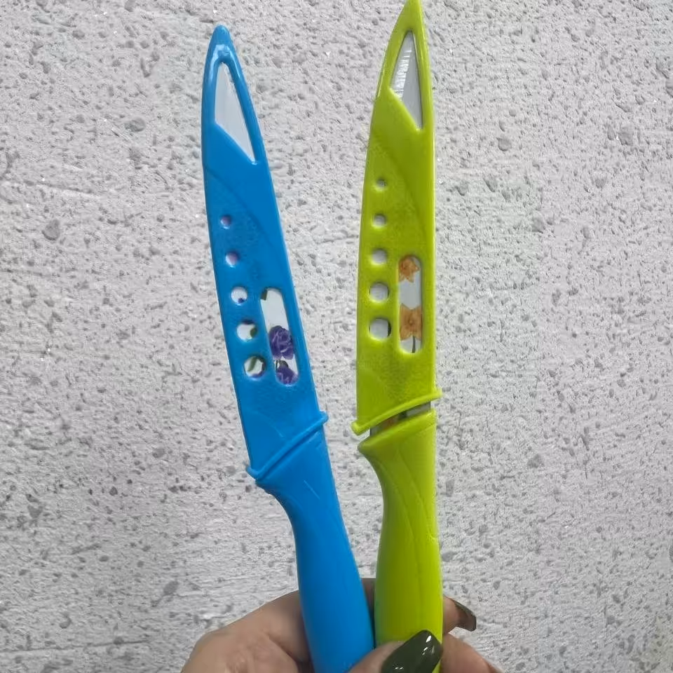 چاقو گلدار غلاف دار یک عددی 