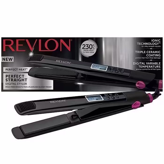 اتو موی صفحه دیجیتال رولون Revlon مدل RVST2165UK دمای 230 درجه