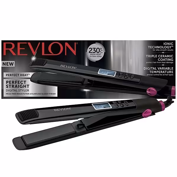 اتو موی صفحه دیجیتال رولون Revlon مدل RVST2165UK دمای 230 درجه