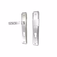 دستگیره پلاک آپارتمانی راست رنگ کروم نیکو مدل 8000