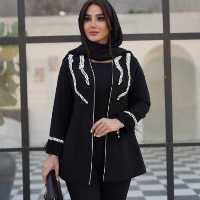 مانتو مزونی مدل جواهر دوزی