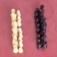 مهره شطرنج چوبی اعلا سایزکوچک