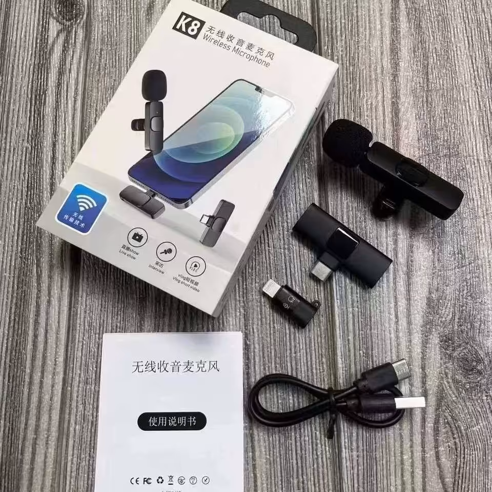 میکروفون یقه ای2 کاره جنس  بسیار  عالی