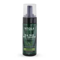 فوم شستشوی صورت درخت چای مناسب پوست چرب و مختلط ویتولا-150ml