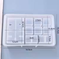 قالب سیلیکونی استند لوازم آرایشی مناسب برای رزین و سنگ مصنوعی 