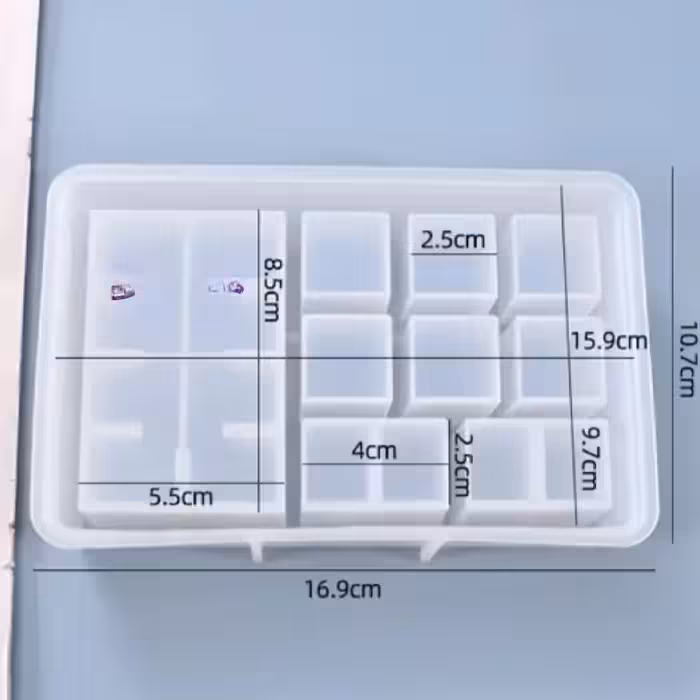 قالب سیلیکونی استند لوازم آرایشی مناسب برای رزین و سنگ مصنوعی 