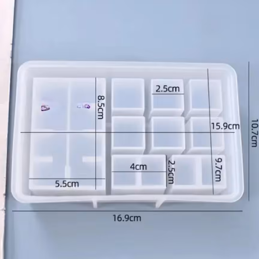 قالب سیلیکونی استند لوازم آرایشی مناسب برای رزین و سنگ مصنوعی 