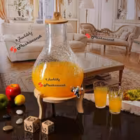 کلمن شیشه ای مدل آیکیا(هزینه ارسال به عهده مشتری میباشد)