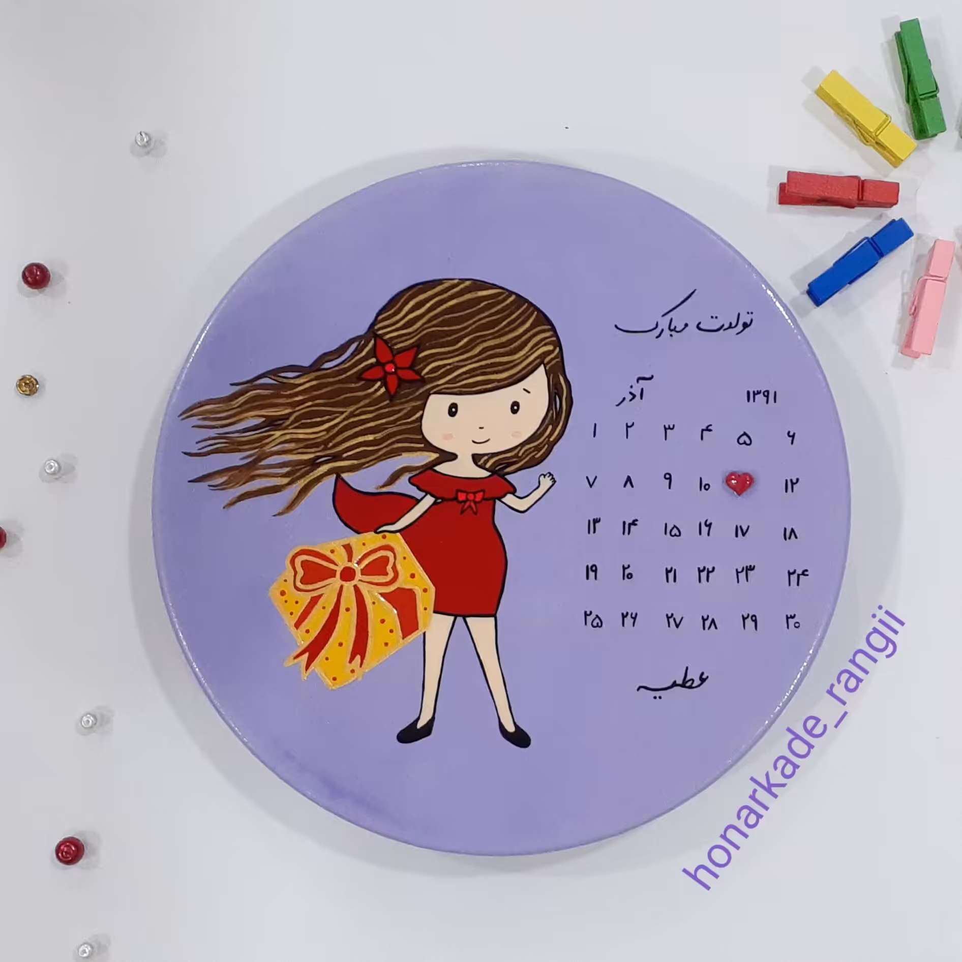 دیوارکوب فانتزی دخترونه