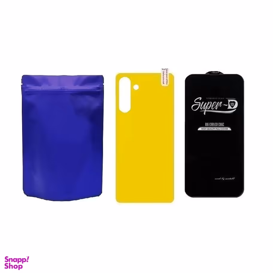 محافظ صفحه نمایش SuperD و برچسب محافظ پشت گوشی نانو کد M-B مناسب سامسونگ Galaxy A25