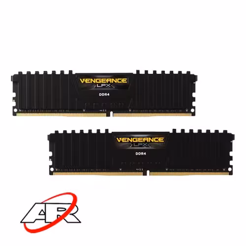 رم کامپیوتر کورسیر مدل 32GB VENGEANCE LPX فرکانس 3200MHz ظرفیت (16GB×2)