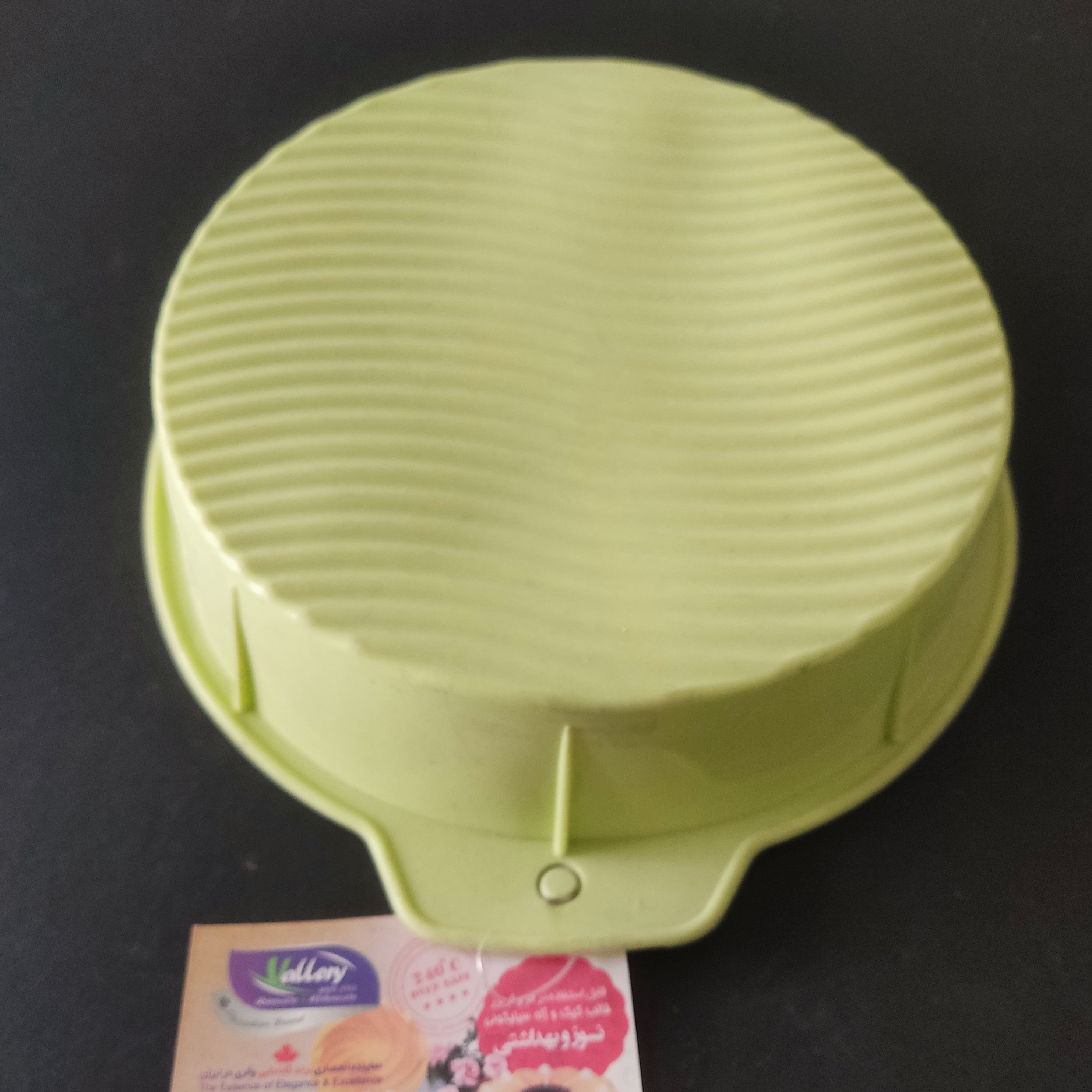 قالب سیلیکونی گرد کف موجدار قطر 25 وزن 180 گرم