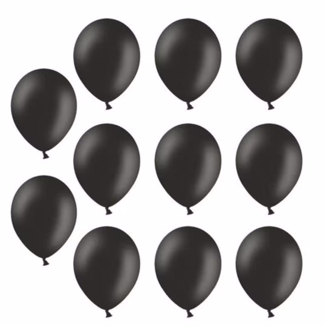 
بادکنک مشکی 12 اینچ بسته 11 عددی
