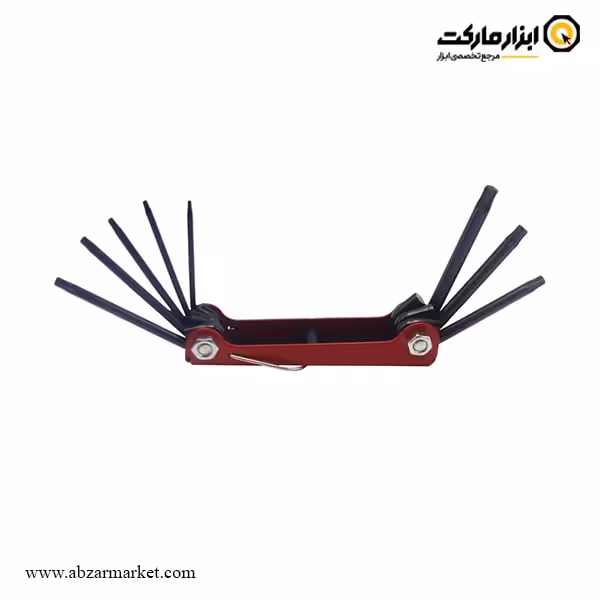 آچار آلن ستاره ای اسکای چاقویی 8 عددی مدل ST-1201B