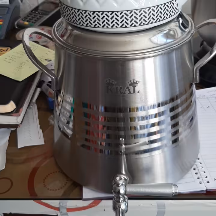 کتری قوری شیر دار