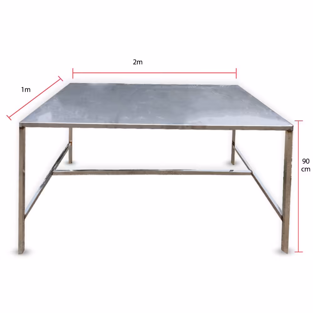 میز کار تمام استیل 304 صنایع غذایی  ارسال با باربری پس کرایه