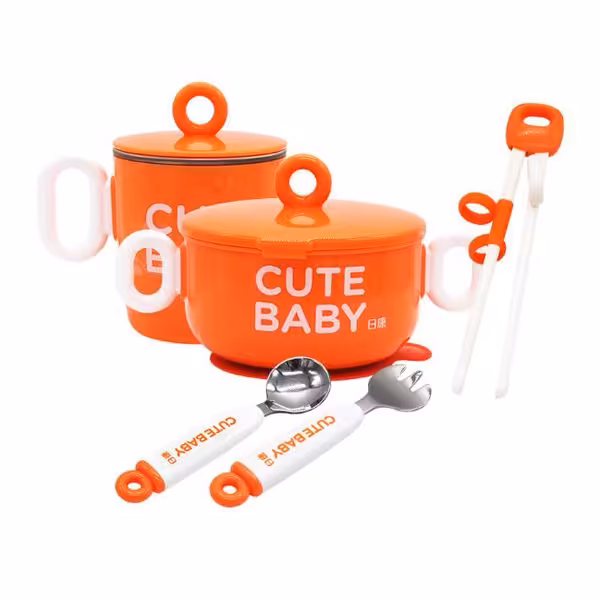 ست 5 تکه ظرف غذا استیل کودک رووکو Rovco