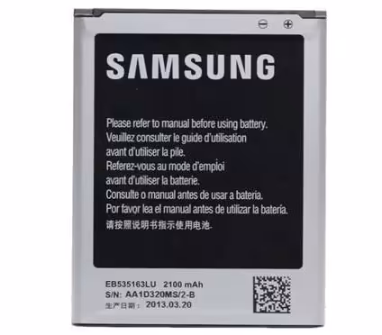 باتری موبایل سامسونگ مدل EB535163LU ظرفیت 2100 میلی امپر ساعت مناسب Galaxy Grand I9082