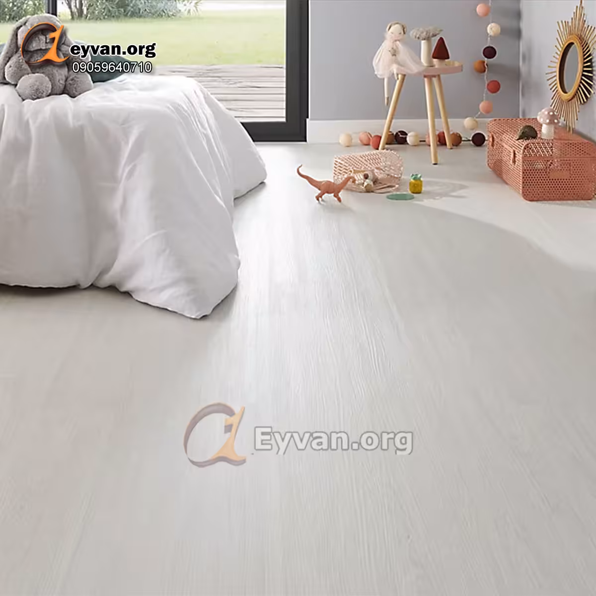 پارکت لمینت سفید کد 701