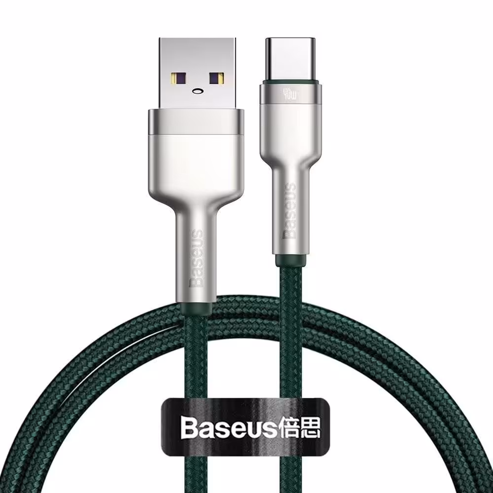 کابل فست شارژ تایپ سی باسئوس مدل Baseus Cafule Series Metal Data Cable Type-c CATJK-A06