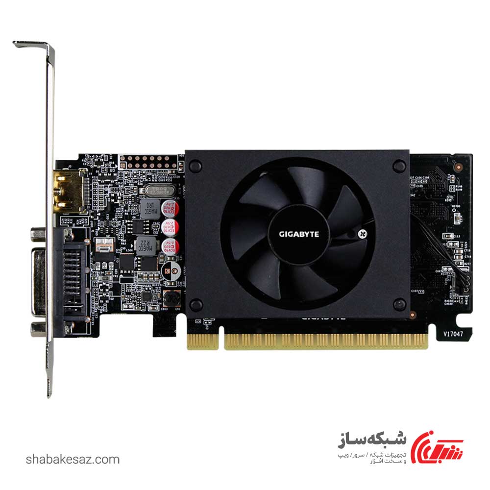 قیمت و خرید کارت گرافیک گیگابایت GIGABYTE GV-N710D5-2GL - شبکه ساز