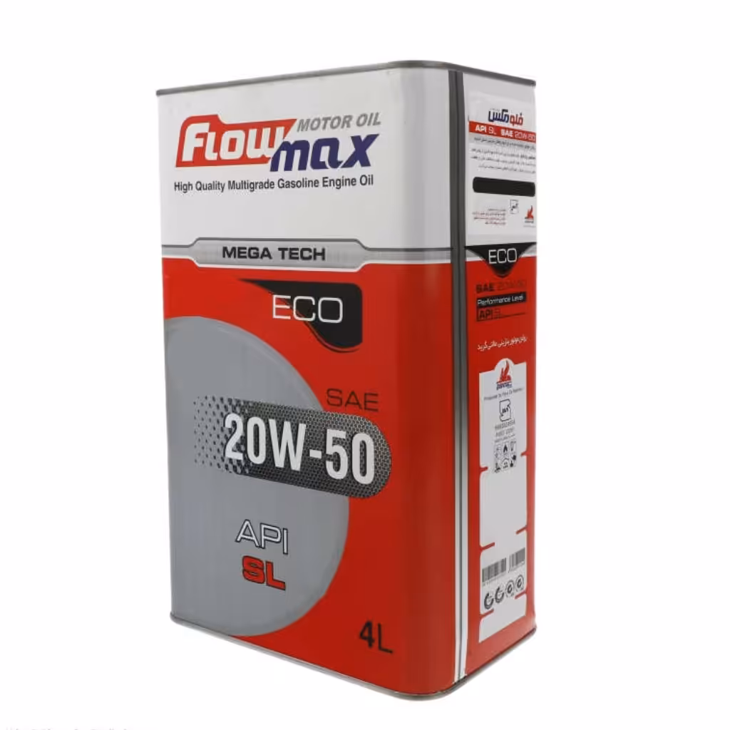 روغن موتور  فلومکس 20w50 SL گالن فلزی 4 لیتری 