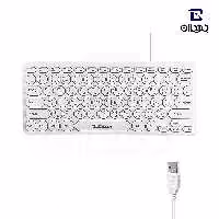 مینی کیبورد جرتک مدل DK500 رنگ سفید